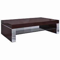 столик журнальный low silver brown коричневый, серый в Кургане