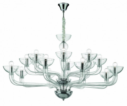 подвесная люстра ideal lux casanova sp16 trasparente в Кургане