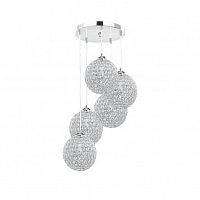 дизайнерская подвесная люстра spot light imperia 8220528 хром в Кургане