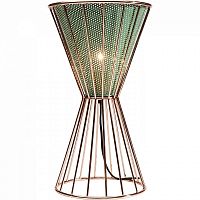 лампа настольная hourglass зеленая в Кургане
