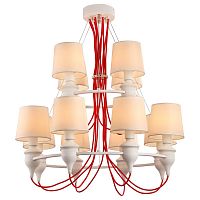 подвесная люстра arte lamp sergio a3325lm-8-4wh в Кургане