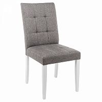 стул деревянный madina white / fabric pebble в Кургане