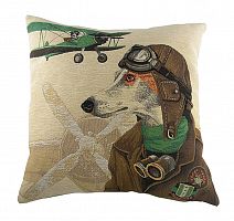 подушка с собакой-пилотом doggie fighters green в Кургане