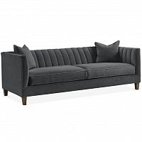 диван penelope sofa прямой серый в Кургане