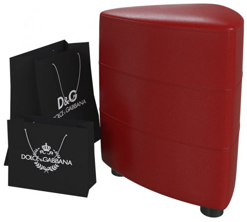 банкетка 6-5117 норд, красная искусственная кожа в Кургане