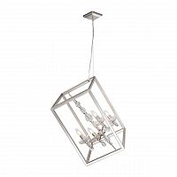 подвесная люстра lucia tucci inessa 3850.4 silver в Кургане