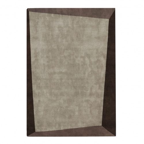 ковер dipped frame dark bege 150x220 бежевый в Кургане
