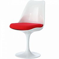 стул eero saarinen style tulip chair красная подушка в Кургане
