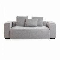 диван blok sofa 3 светло-серый от la forma (ex julia grup) в Кургане