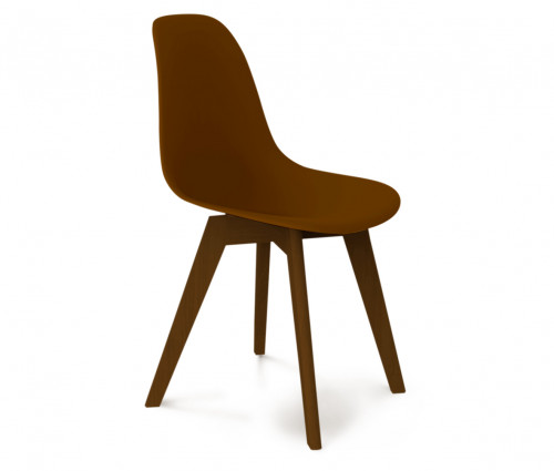 стул dsw коричневый s39 (eames style) в Кургане