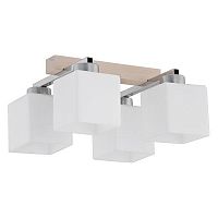 потолочная люстра tk lighting 282 toni 4 бежевая в Кургане