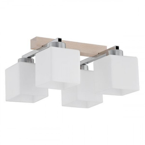 потолочная люстра tk lighting 282 toni 4 бежевая в Кургане