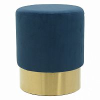пуф pudra blue синий с золотым в Кургане