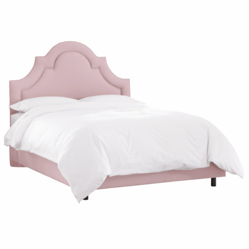 кровать двуспальная 160х200 розовая kennedy lilac linen в Кургане