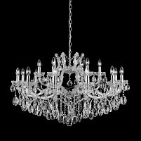 подвесная люстра crystal lux hollywood sp12+6 chrome хром в Кургане