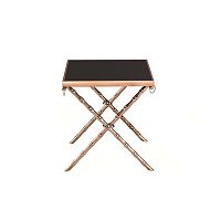 стол кофейный bamboo a серый, серебро, чёрный в Кургане