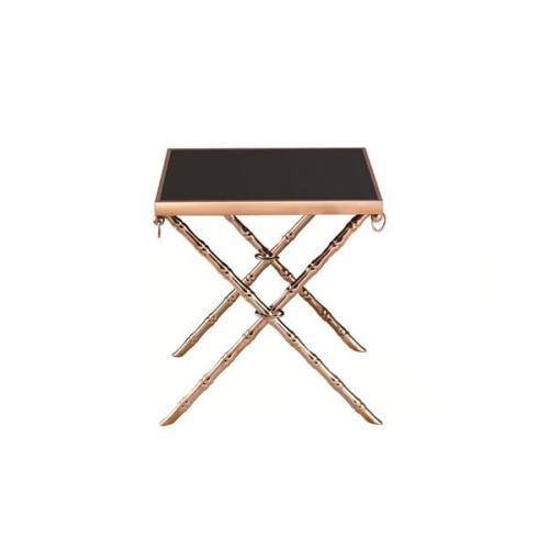 стол кофейный bamboo a серый, серебро, чёрный в Кургане