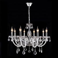 подвесная люстра crystal lux glamour sp-pl8 белая в Кургане