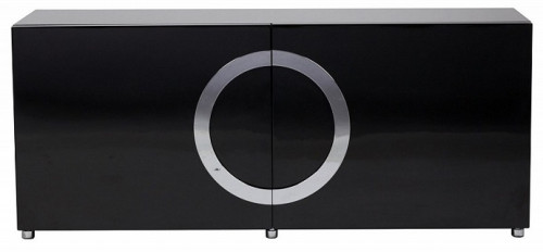 тумба fuller мдф 150x48,5x65 чёрная в Кургане