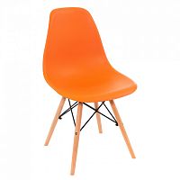 стул деревянный eames pc-015 оранжевый в Кургане