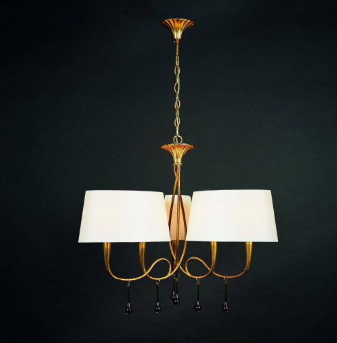 подвесная люстра mantra paola painted gold 3540 в Кургане