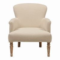 кресло мягкое с подлокотниками бежевое balloon armchair в Кургане