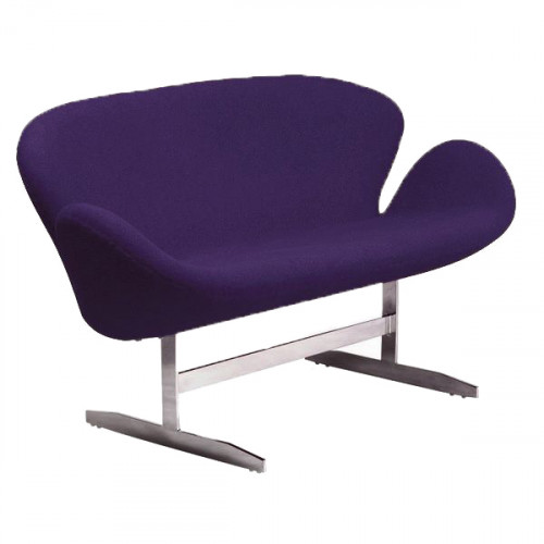 диван swan sofa прямой фиолетовый в Кургане