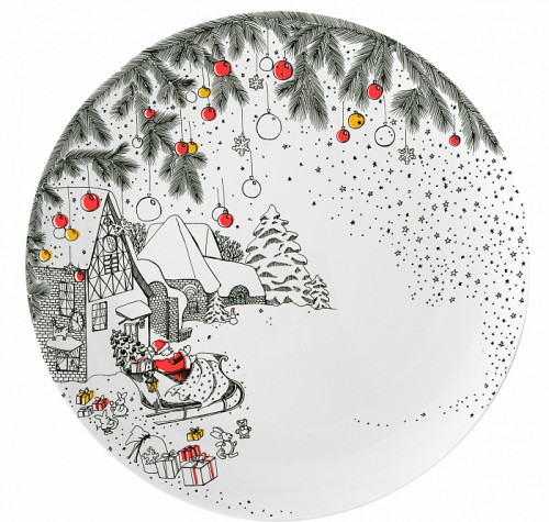 блюдо сервировочное happy new year в Кургане