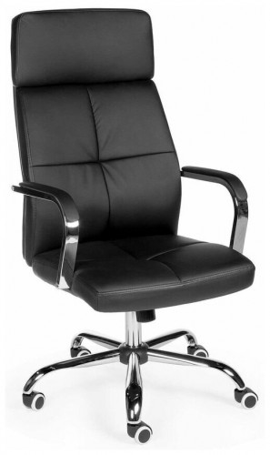 кресло для руководителя norden chairs алекс, обивка: искусственная кожа, цвет: экокожа черная в Кургане