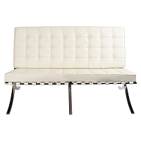диван barcelona style loveseat sofa прямой белый в Кургане