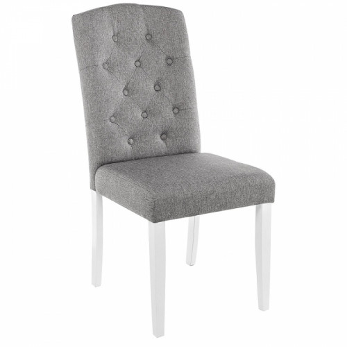 стул деревянный menson white / fabric pebble в Кургане