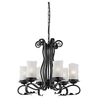 подвесная люстра arte lamp scroll a7915lm-6bk в Кургане