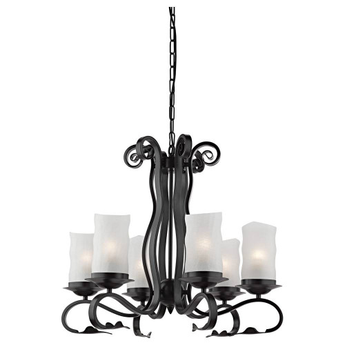 подвесная люстра arte lamp scroll a7915lm-6bk в Кургане