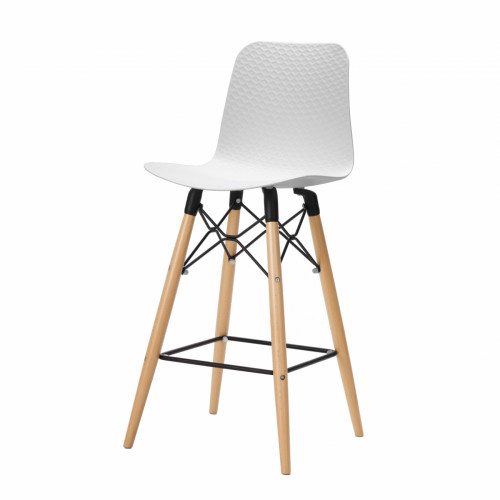 полубарный стул eiffel (eames style) белый в Кургане