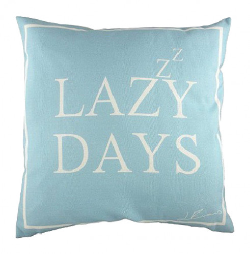 подушка с надписью lazy days в Кургане