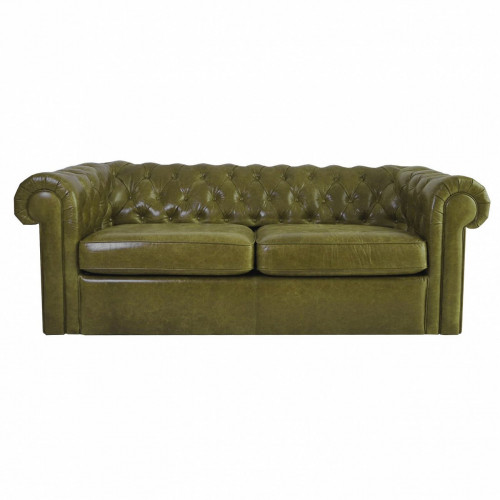диван chesterfield двухместный прямой оливковый в Кургане