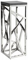 консоль geometric высокая 40x40x110 металл, серая столешница в Кургане