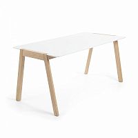 стол kale 160x90 лакированный матовый белый cc0747m46 от la forma (ex julia grup) в Кургане