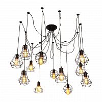 подвесная люстра arte lamp a4051sp-12bk в Кургане