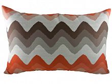 подушка с цветными волнами orange chevron в Кургане