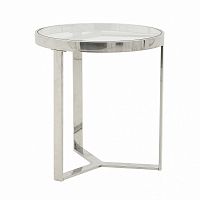 стол silver glass small серебристый, прозрачный в Кургане