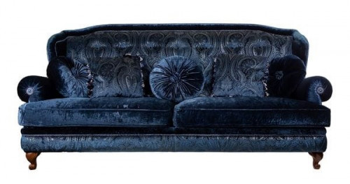 диван cellini прямой синий в Кургане