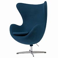 кресло egg chair сине-зеленое в Кургане