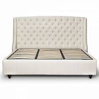 кровать двуспальная 180х200 бежевая из велюра dante в Кургане