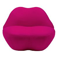 кресло губы heller kiss малиновый кашемир в Кургане