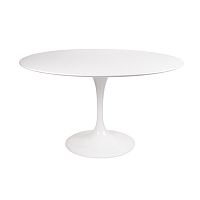 стол eero saarinen d120 столешница мдф глянцевая белый в Кургане