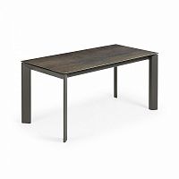стол atta 160 (220)x90 антрацит, фарфор iron mos cc0186k09 от la forma (ex julia grup) в Кургане