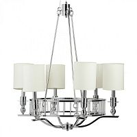 люстра easton light chandelier хром, бежевая в Кургане