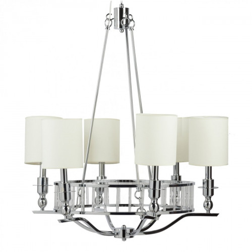 люстра easton light chandelier хром, бежевая в Кургане