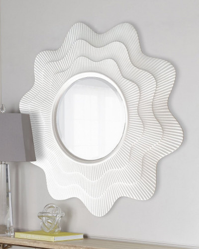 зеркало круглое фигурное марайа chalk white в Кургане